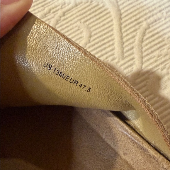 Vince Men's Duke Brown Suede Slide Sandals. Size 13. - Picture 6 of 10